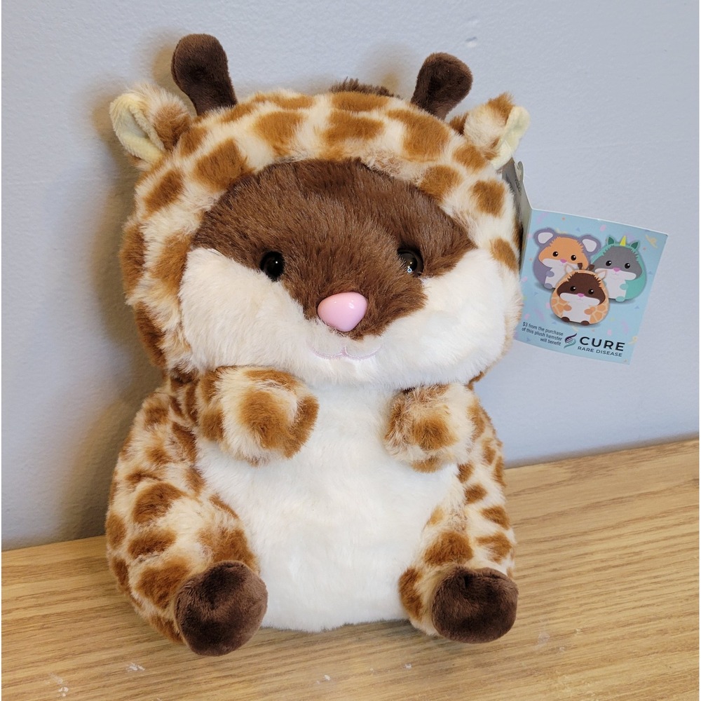 Gia Giraffe Costume Hamster Plush Cure Rare Disease Holiday 2025 NWT 10 inch